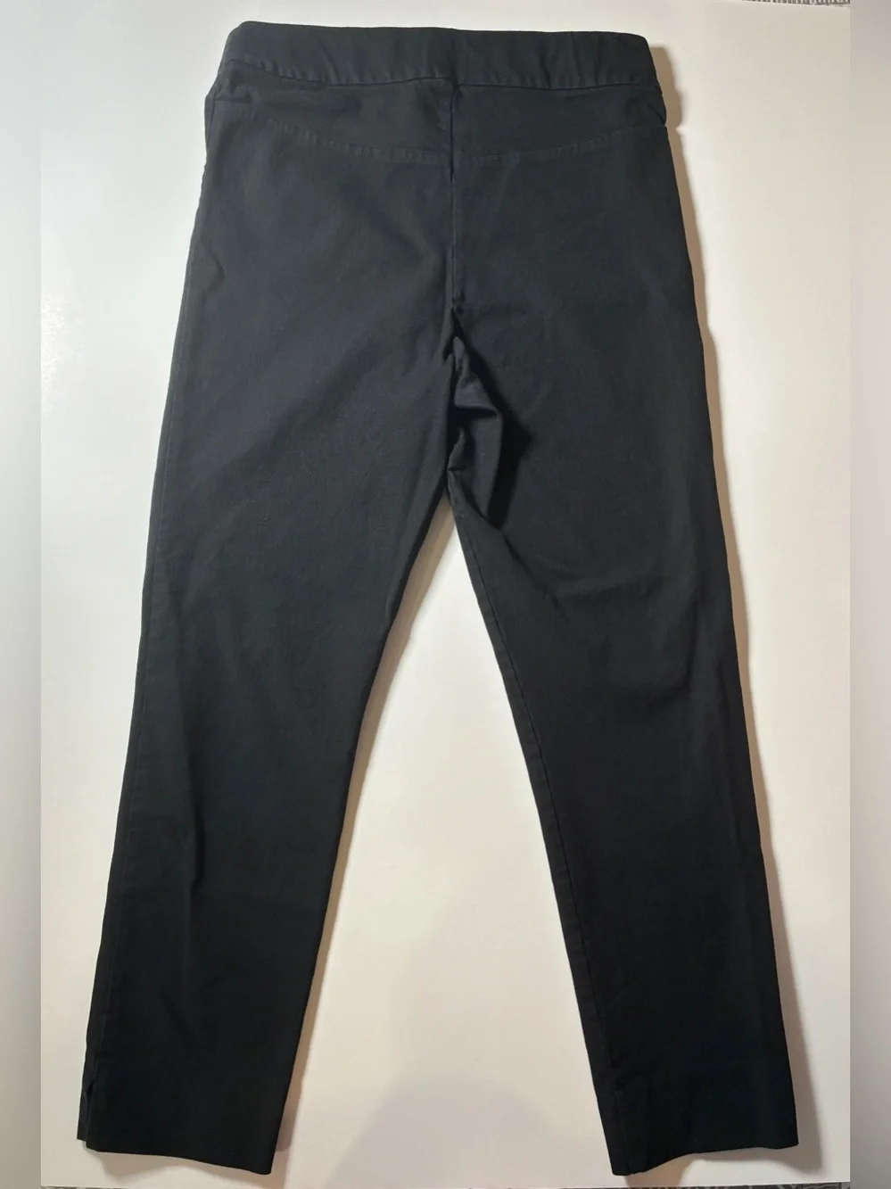 Lilly Pulitzer Black Straight-Leg Pants with Pink Waist Accent